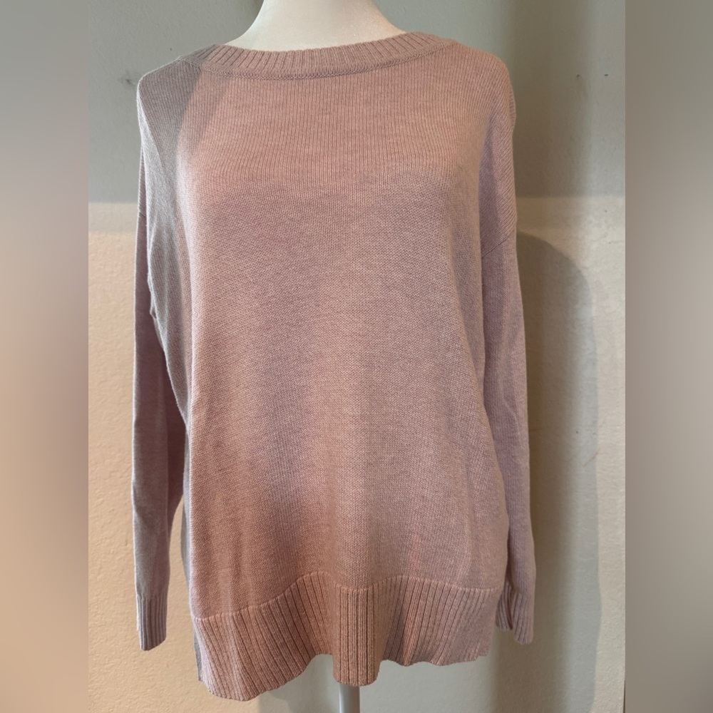 Old Navy Pink Crew Neck Sweater Soft Knit